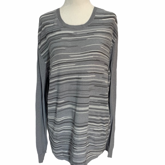 Calvin Klein Lightweight Crewneck Sweater Striped